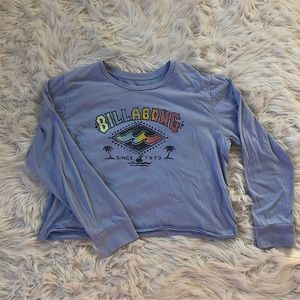 Billabong Long Sleeve Cropped TShirt